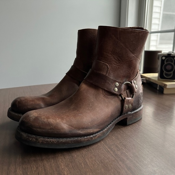 Men’s Frye John Addison Back Zip Boots, Size 11.5 - Picture 8 of 8